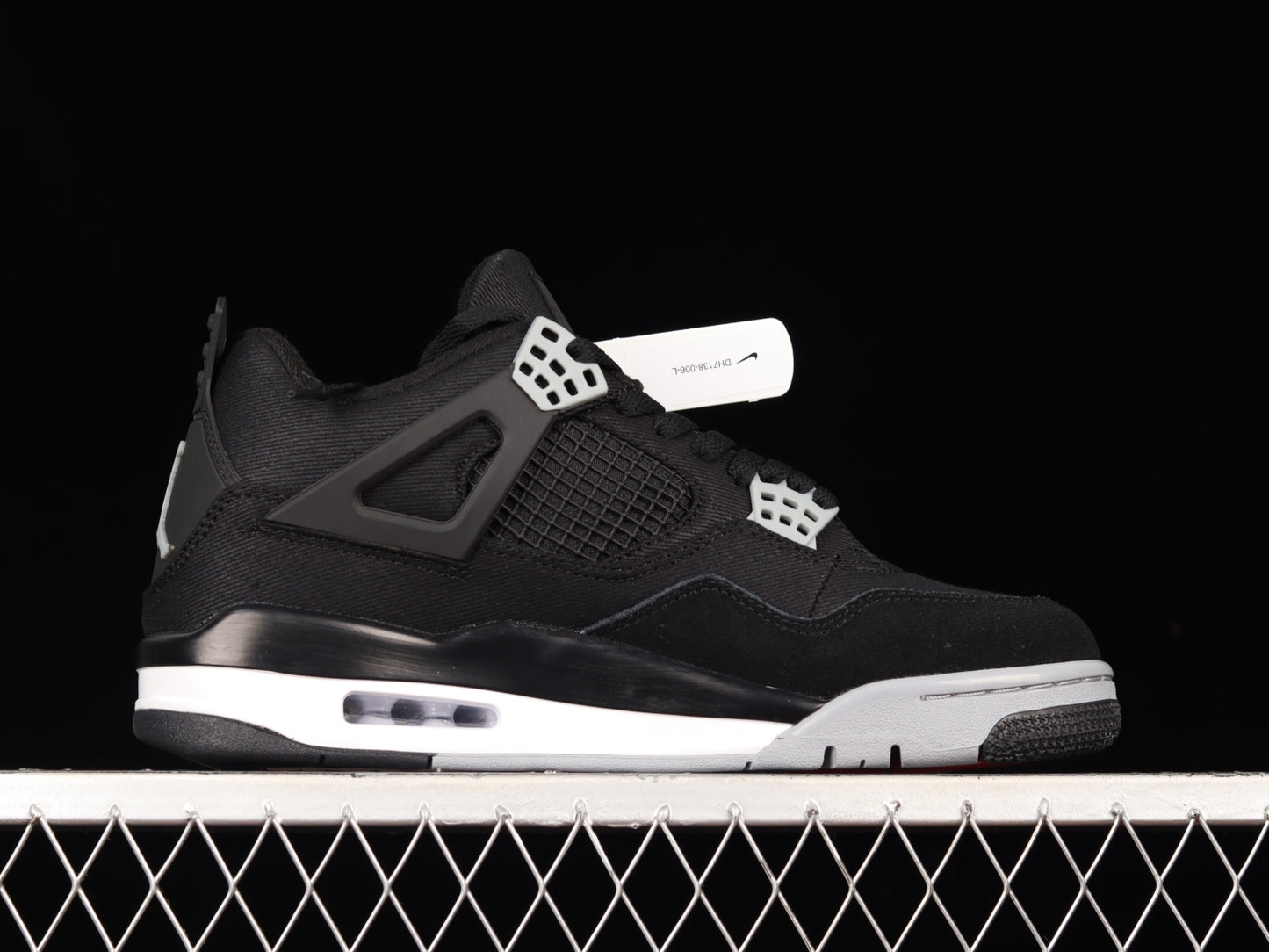 Jordan 4 Retro SE Black Canvas