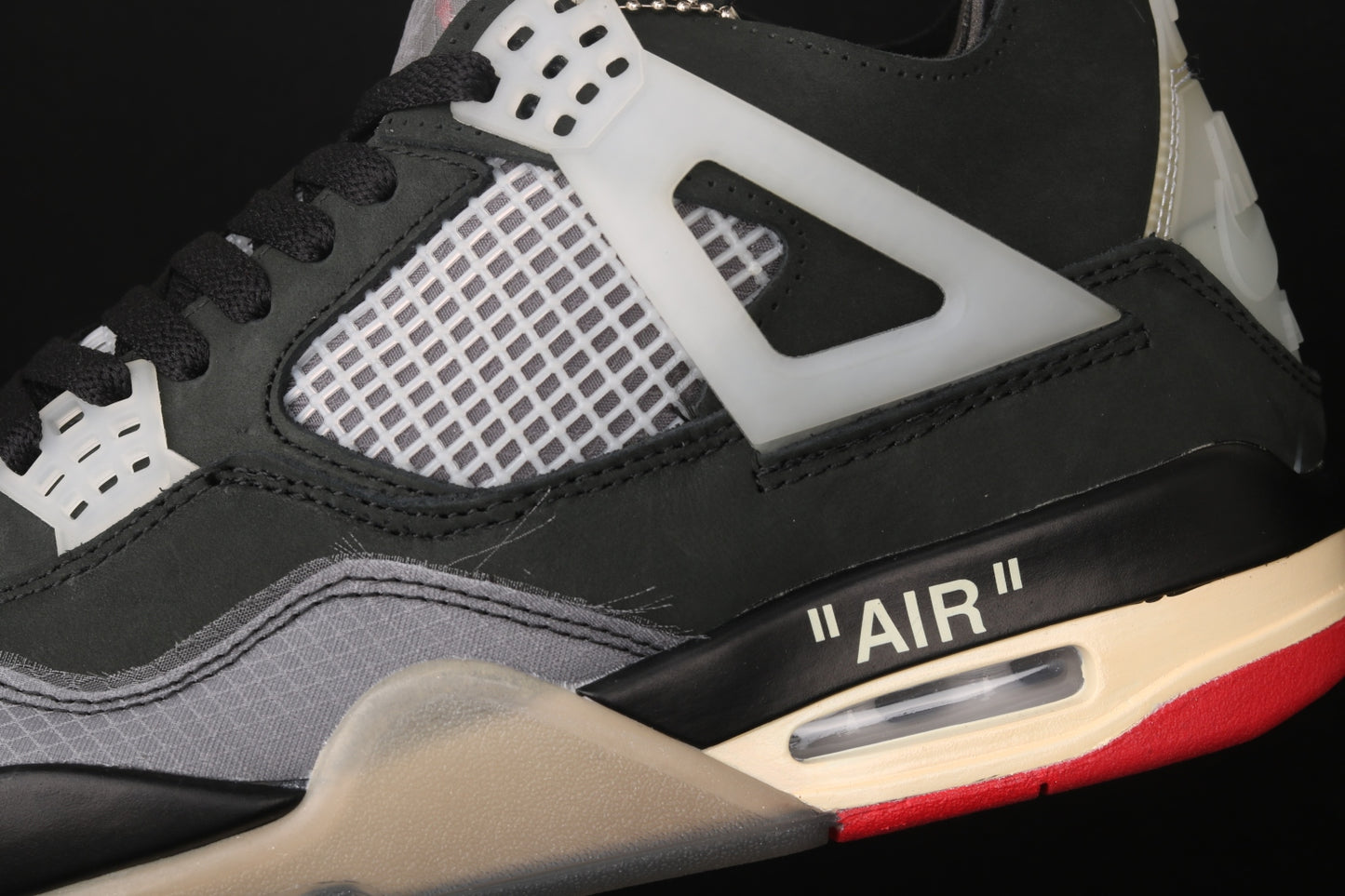 OFF White x Air Jordan 4 Bred