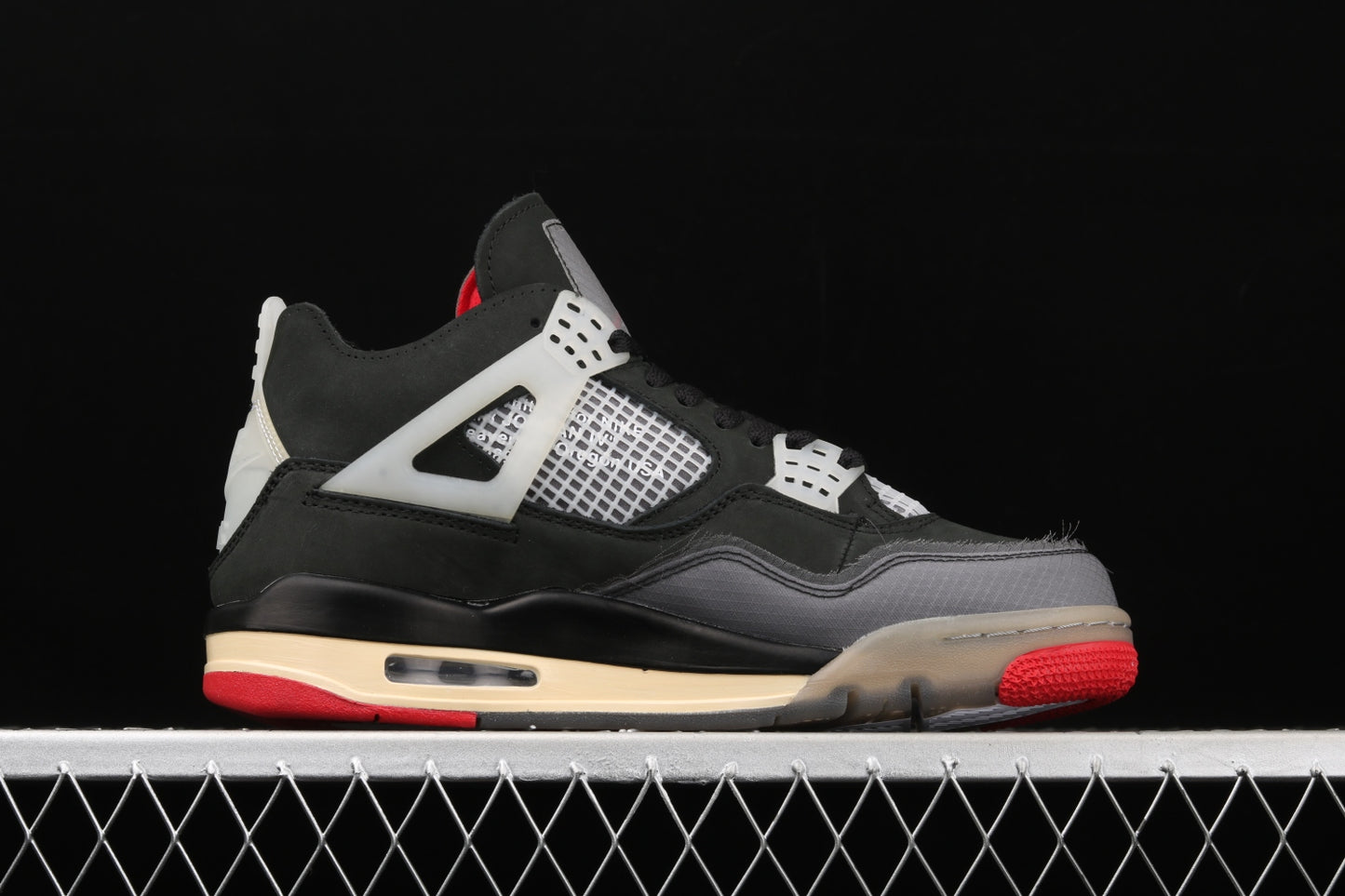 OFF White x Air Jordan 4 Bred