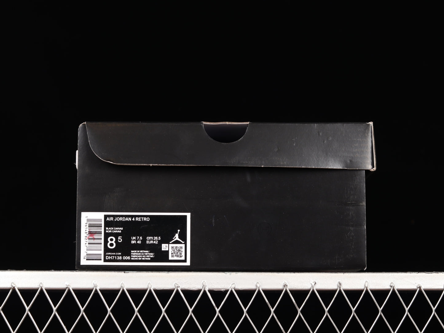 Jordan 4 Retro SE Black Canvas