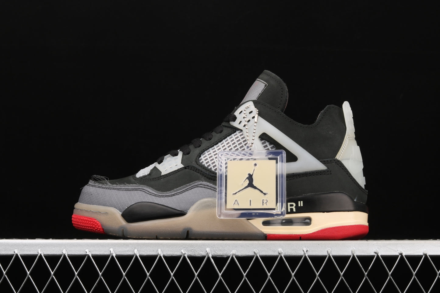 OFF White x Air Jordan 4 Bred